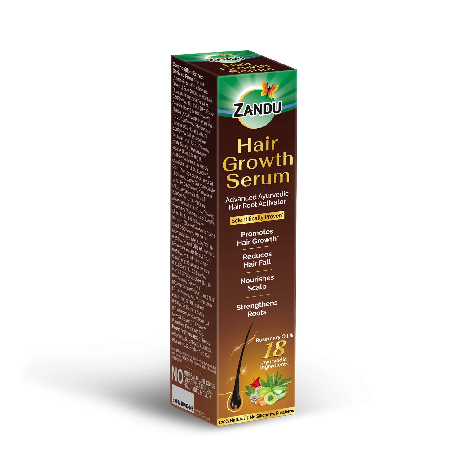 Zandu Hair Growth Serum & Mask Combo