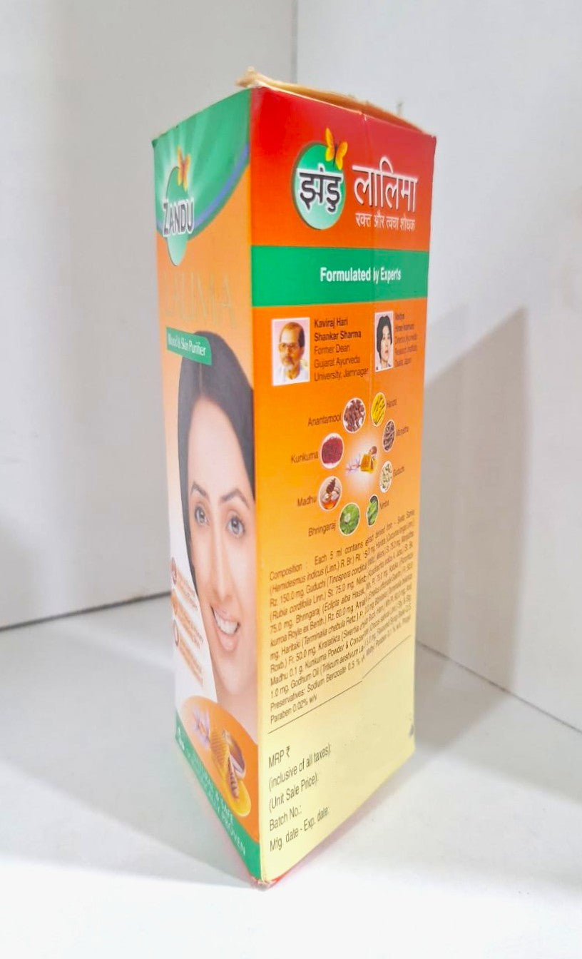 Zandu Lalima Blood & Skin Purifier 100 ml (Pack Of 2)
