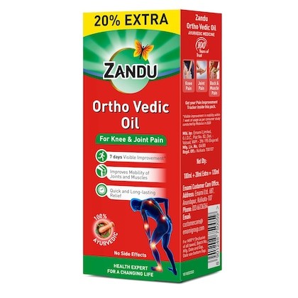 Zandu Ortho Vedic Knee & Joint Pain Oil 100ml