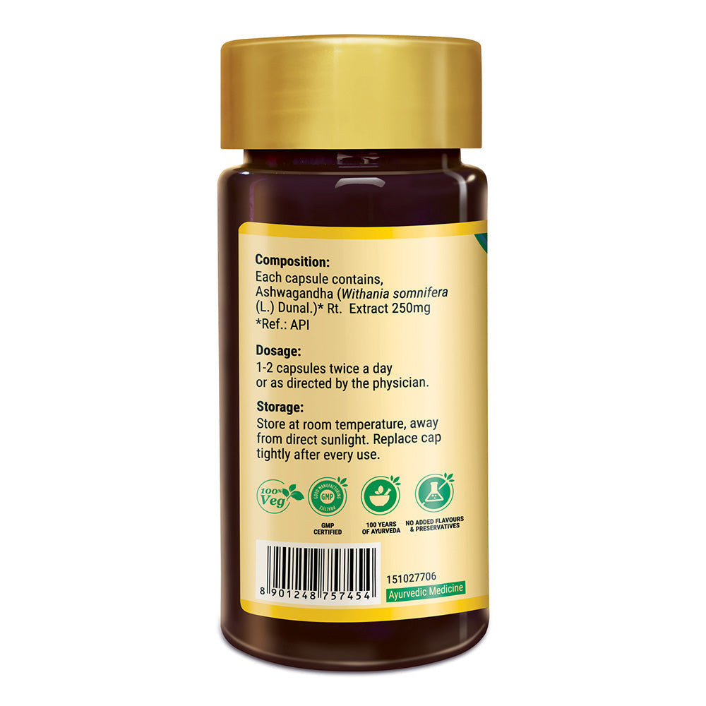 Zandu Pure Ashwagandha Capsules