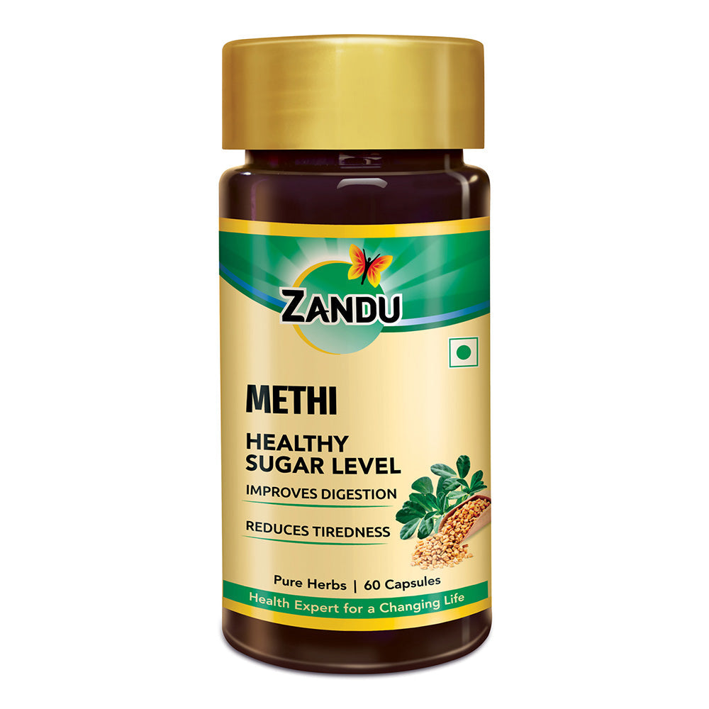 Zandu Pure Methi 60 Capsules