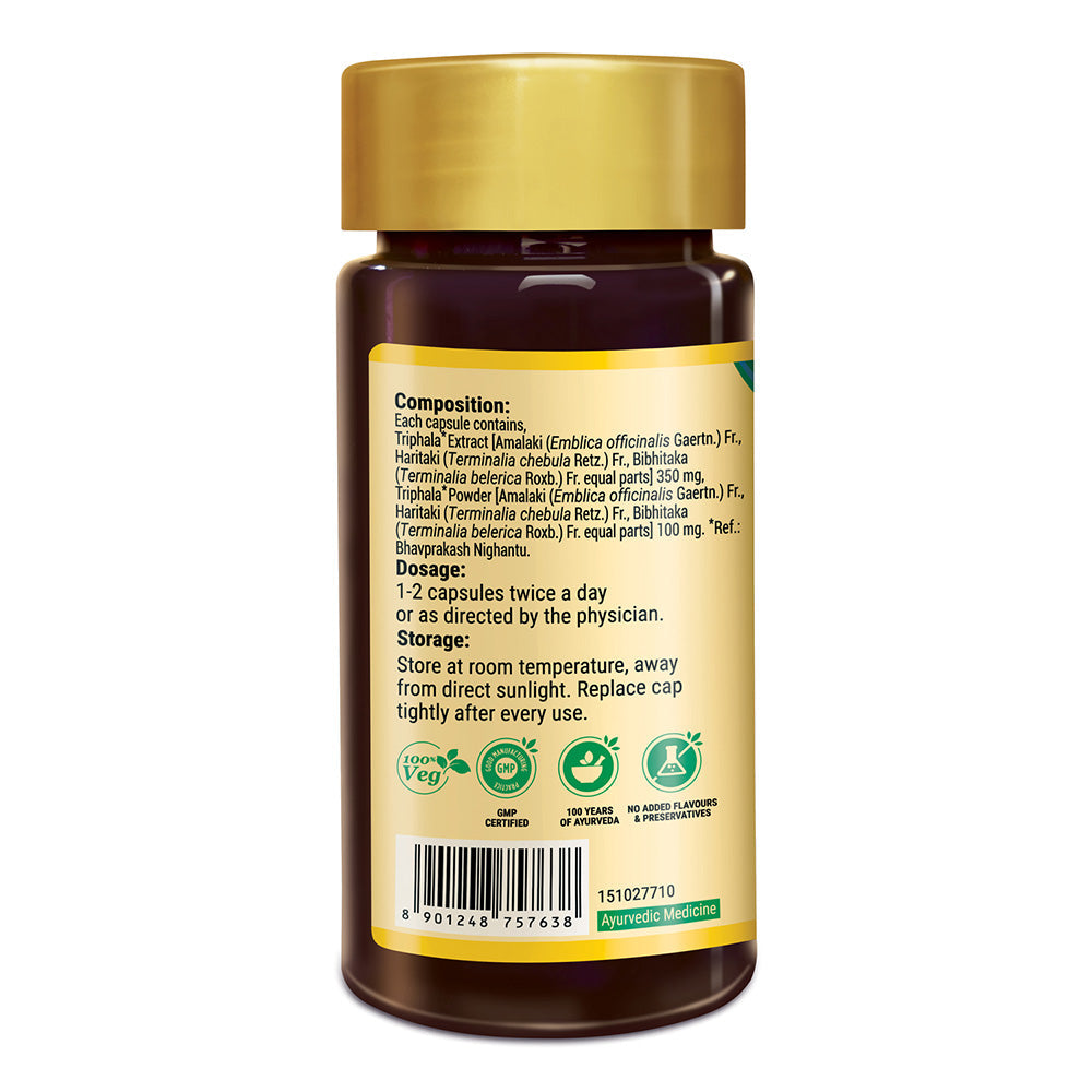 Zandu Pure Triphala 90 Capsules