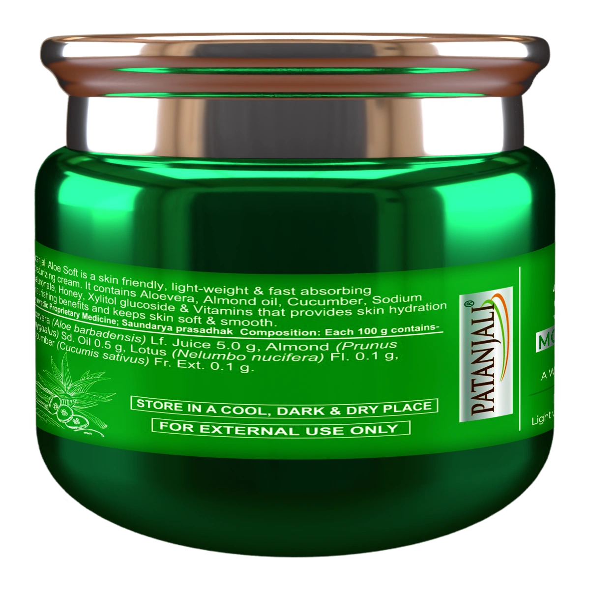 Patanjali Herbal Aloevera Moisturizing Cream 50g