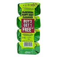 Patanjali Kanti Aloevera Herbal Body Soap 150g (Pack Of 4)
