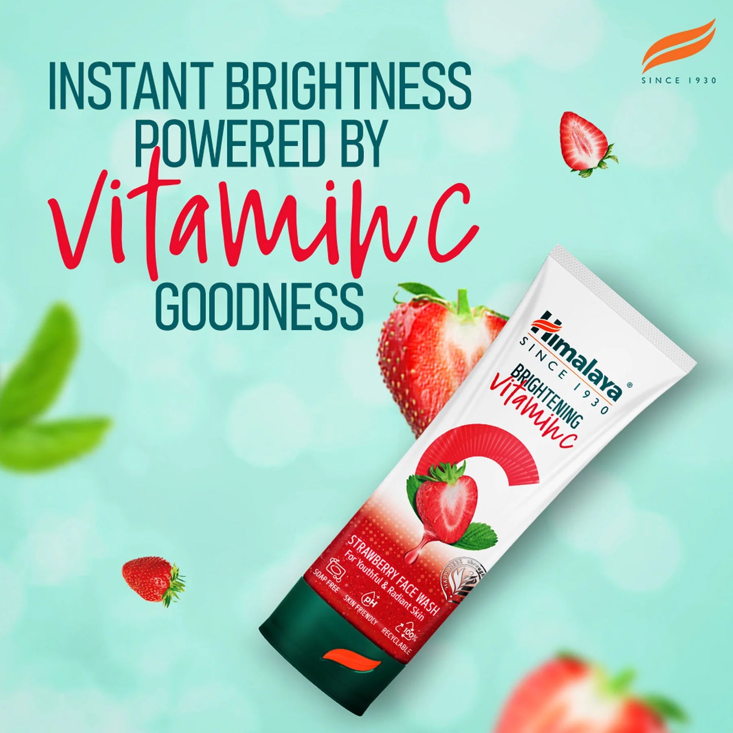 Himalaya Brightening Vitamin C Strawberry Face Wash 100ml