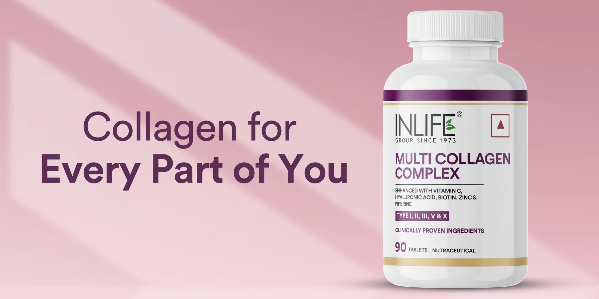 Inlife Multi Collagen Complex 90 Tablets