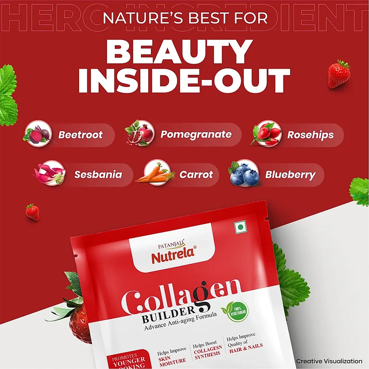 Patanjali Nutrela Collagen Build Powder