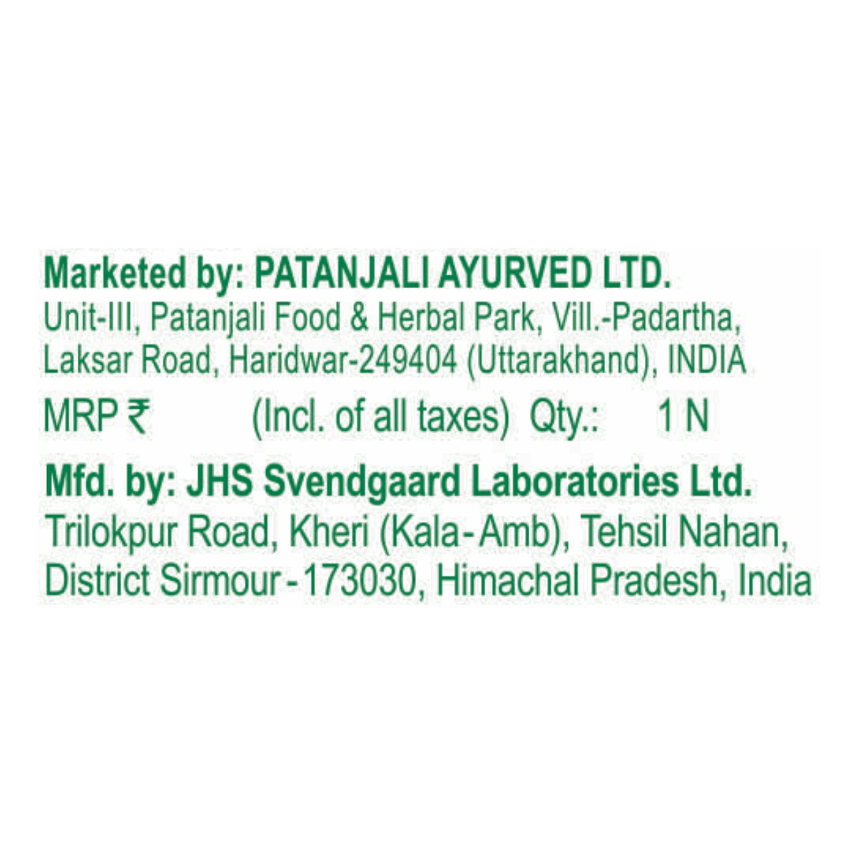 Patanjali Curvy Tooth Brush