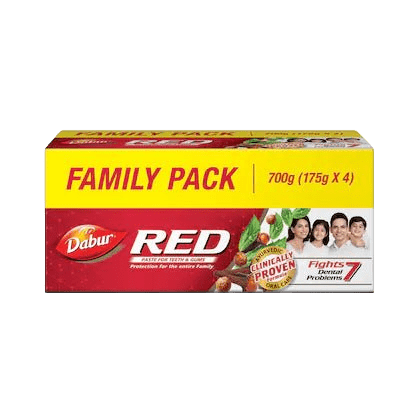 Dabur Red Toothpaste 175g (Pack Of 4)