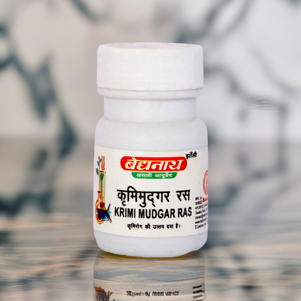 Baidyanath Krimi Mudgar Ras 40 Tablets (Pack of 2)