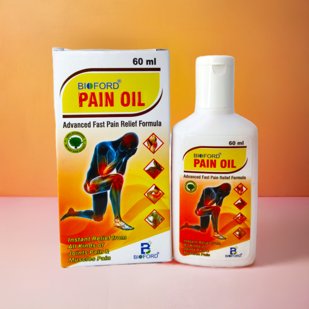 Bioford Pain Oil 60ml – Herbal Massage Oil with Traditional Plant-Based ...