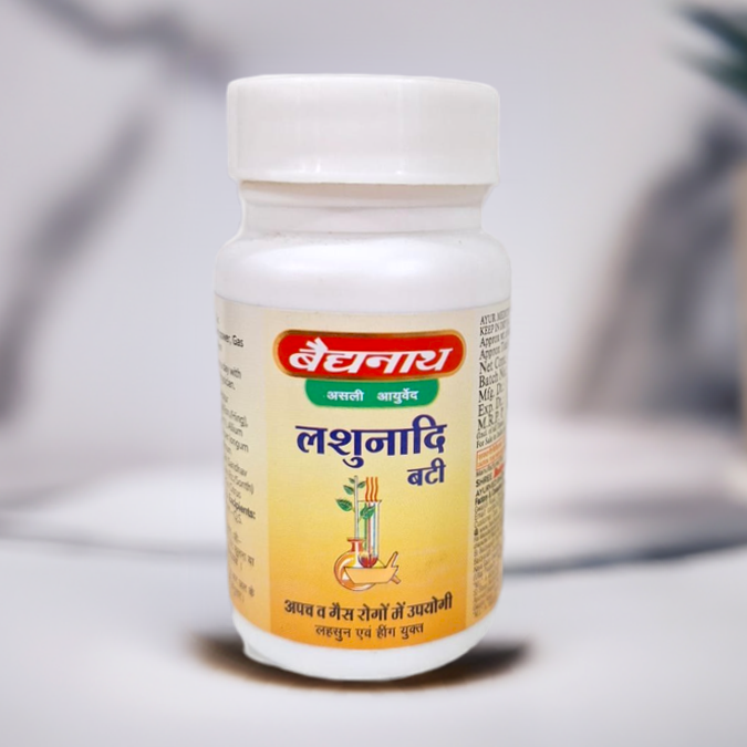 Baidyanath Lashunadi Bati 80 Tablets (pack of 2)