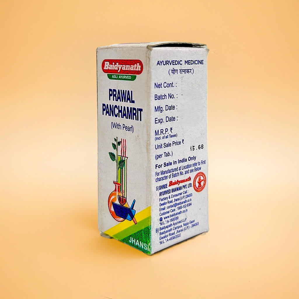 Baidyanath Prawal Panchamrit 25 Tablets