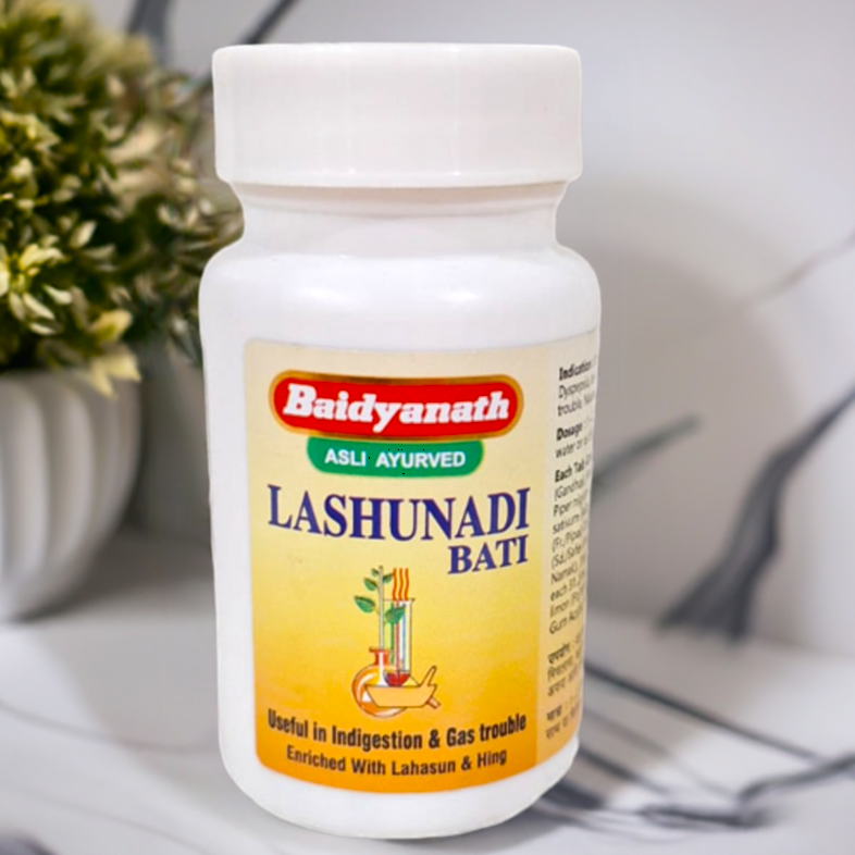 Baidyanath Lashunadi Bati 80 Tablets (pack of 2)