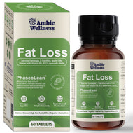 Ambic Wellness Fat Loss I Fat Burner 60 Tablets with Clinically Proven PhaseoLean I Garcinia Cambogia, ACV with mother, L-Carnitine I Weight Loss