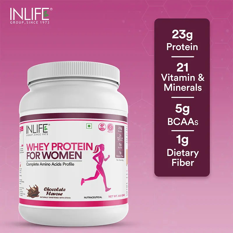 Inlife Whey Protein Powder for Women | 500g