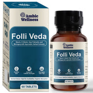Ambic Wellness Folli Veda Hair Supplement for Men & Women 60 Tablets