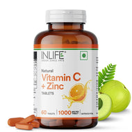 Inlife Natural Vitamin C Amla Extract with Zinc 60 Tablets