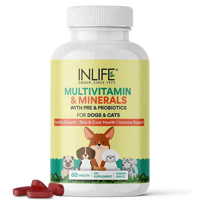 Inlife Multivitamin and Minerals Supplement for Pets 60 Tablets