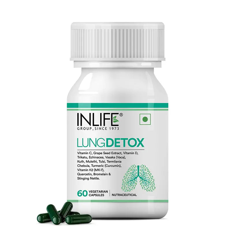 Inlife Lung Detox Supplement | 60 Veg Capsules