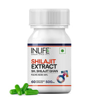 Inlife Shilajit Extract Supplement | 500 mg | 60 Veg. Capsules