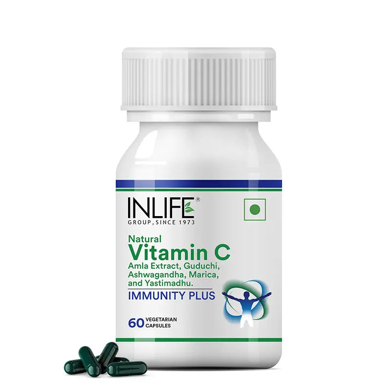 Inlife Immunity Plus Supplement, 500mg | Veg. Capsules
