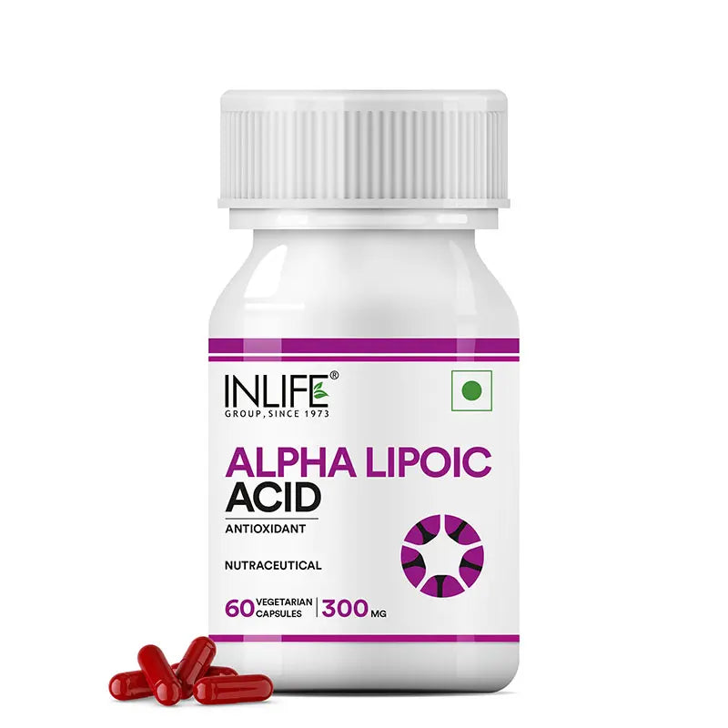 Inlife Alpha Lipoic Acid (ALA) 300mg Capsules
