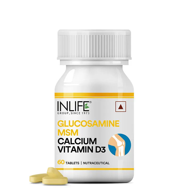 Inlife Glucosamine MSM Calcium Vitamin D3 Supplement | Tablets