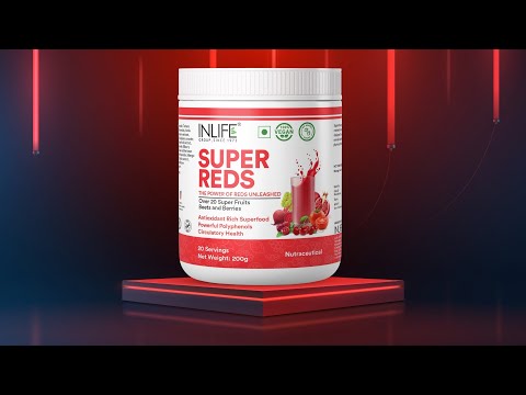 Super Reds Powder | Antioxidant-Rich 20 Superfoods, Fruits, Beets & Berries | 200g