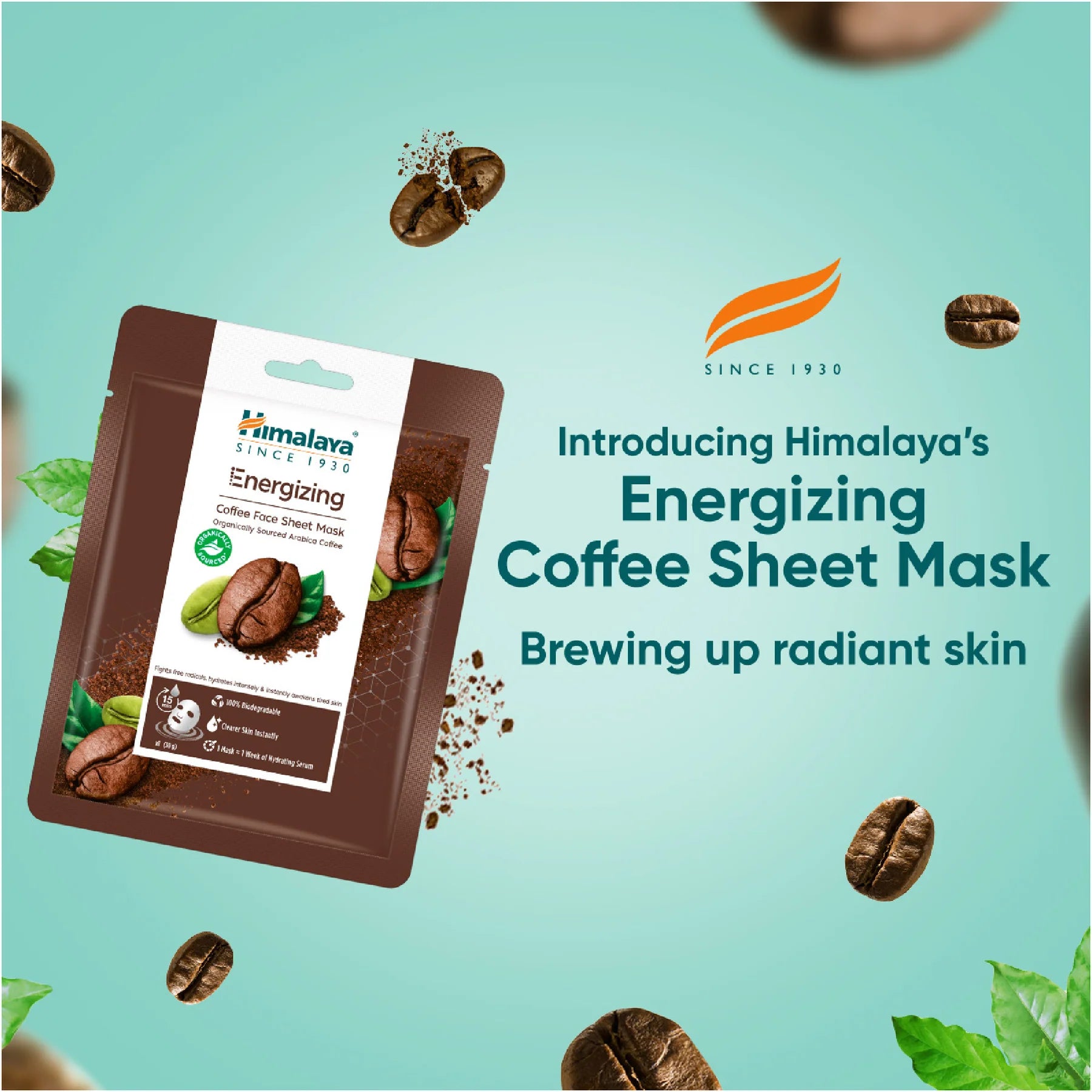 Energizing Coffee Sheet Mask 30g (Pack Of 2)