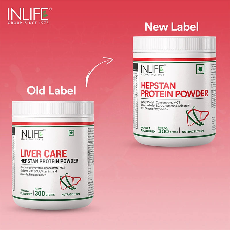 Inlife Hepstan Protein Powder Supplement | 300g (Vanilla)