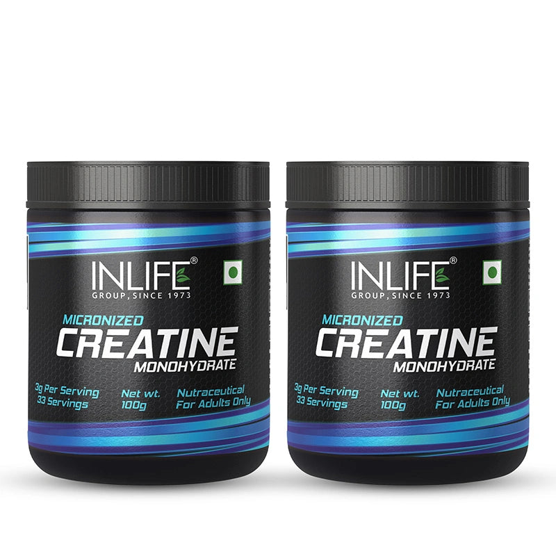 Inlife Micronized Creatine Monohydrate Supplement | 100g