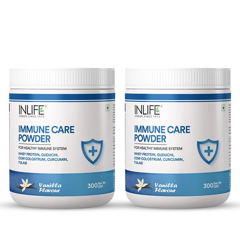 Inlife Immune Care Powder with Whey Protein | 300g (Vanilla) - 8