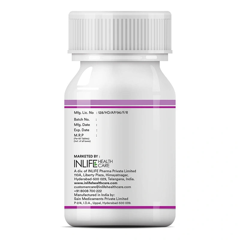 Inlife Vitamin B12 ALA Supplement for Men & Women Tablets - 7
