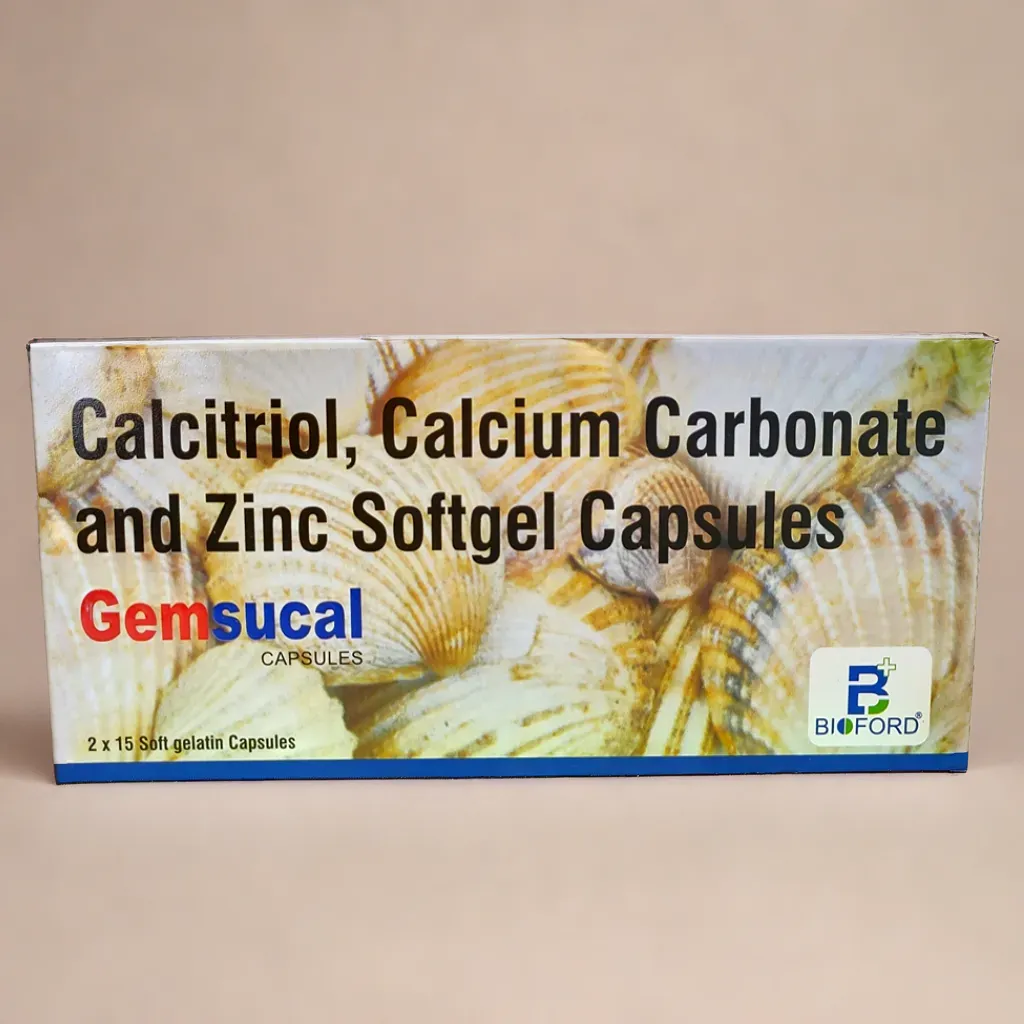 Gemsucal 2x15 Soft Gelatin Capsules