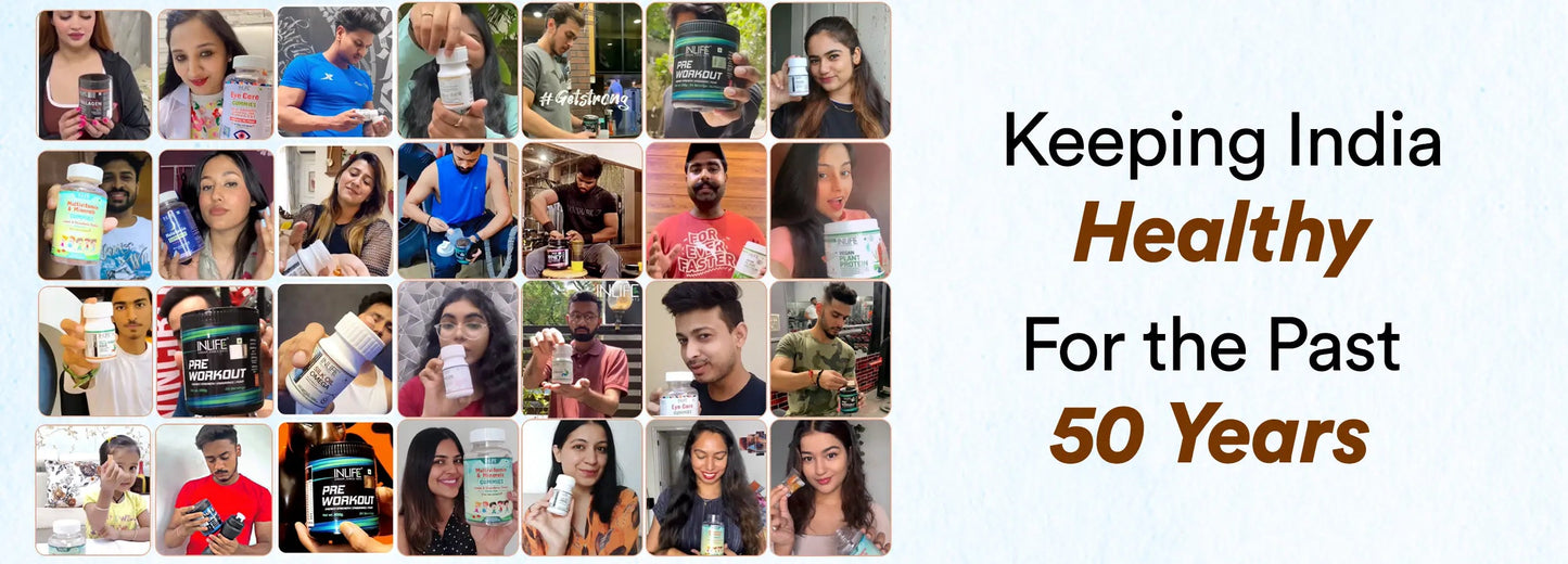 Inlife Castor Oil Supplement | 500mg | Veg. Capsules - 12