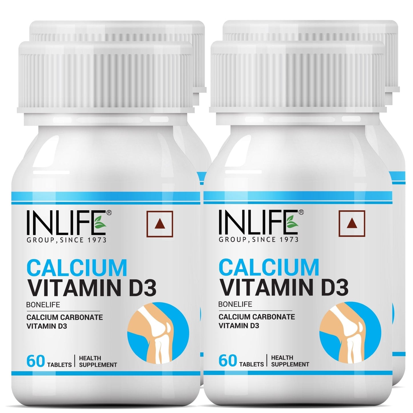 Inlife Calcium with Vitamin D3 Tablets - 8