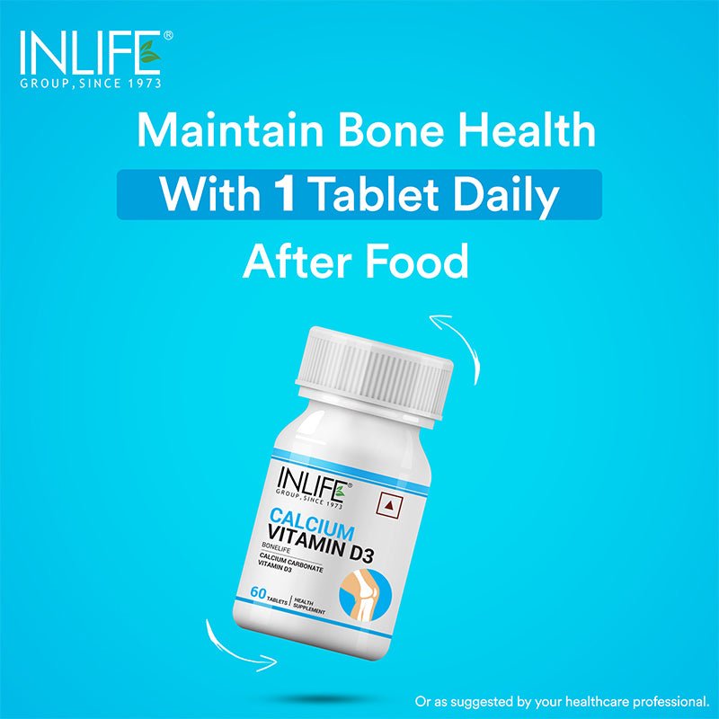 Inlife Calcium with Vitamin D3 60 Tablets