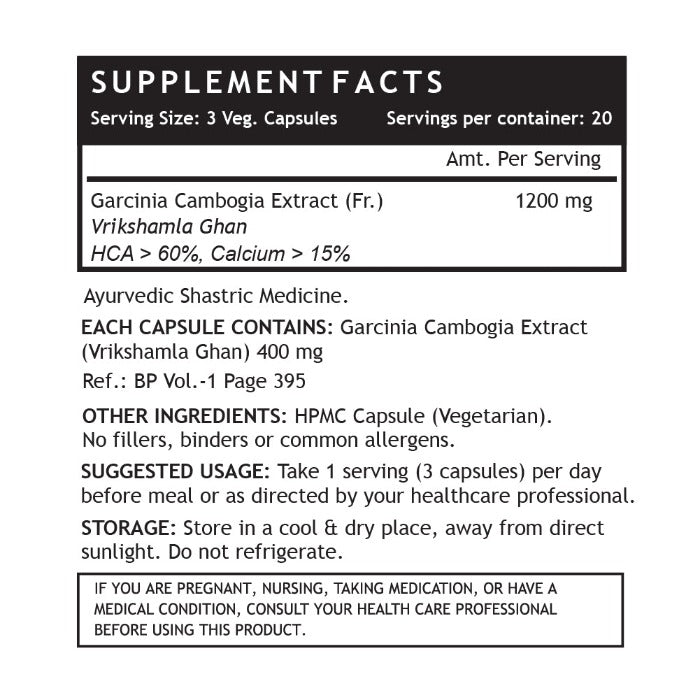 Inlife Garcinia Cambogia Extract Supplement | 1200mg Capsules - 3