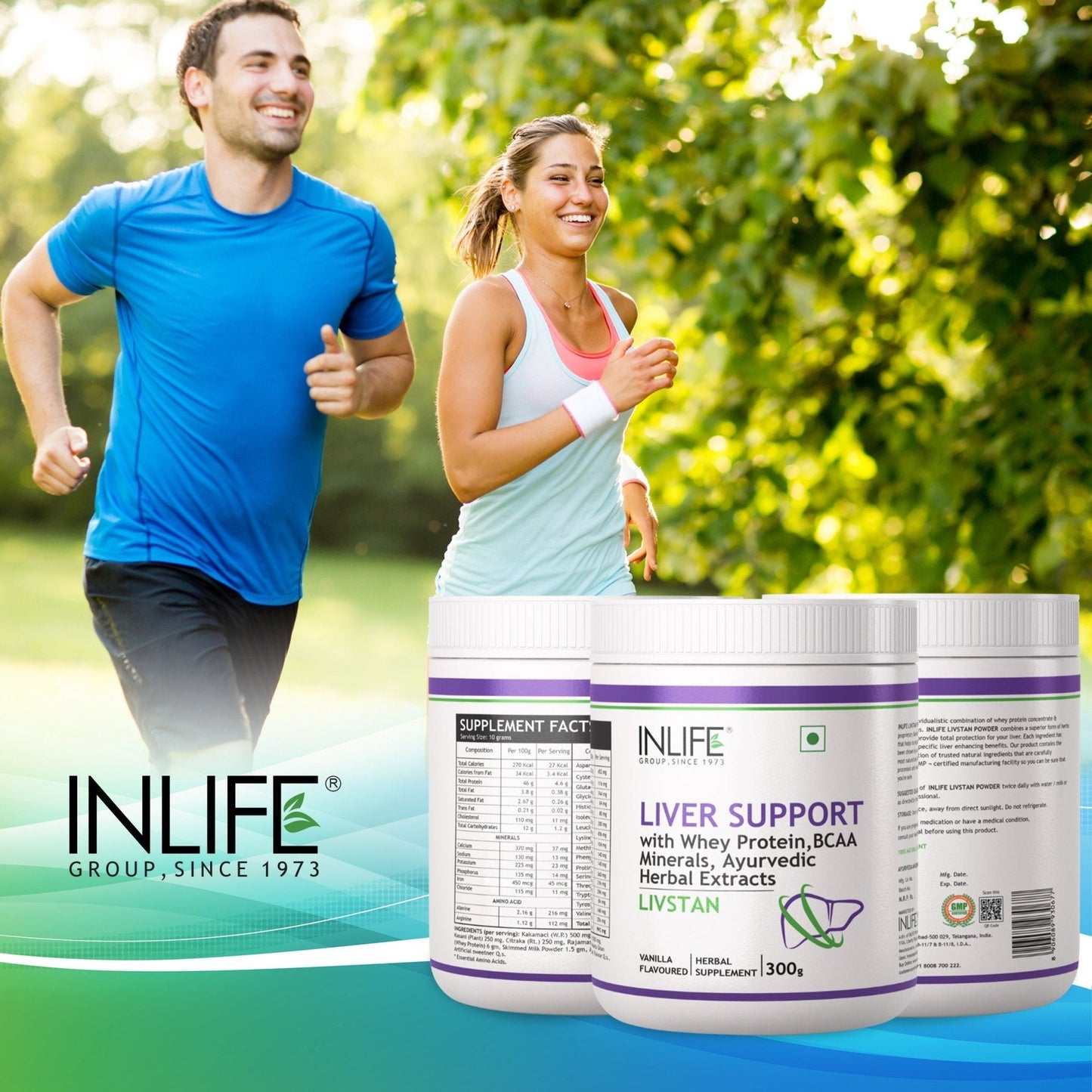 Inlife Livstan Liver Support Powder, Whey Protein with Ayurvedic Herbs, 300g (Vanilla) - 5