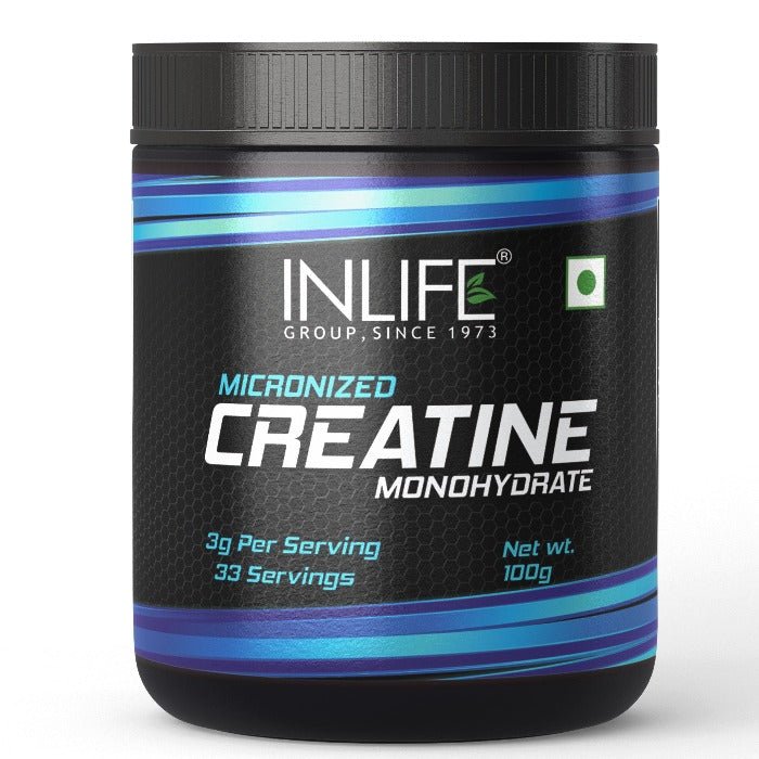 Inlife Micronized Creatine Monohydrate Supplement | 100gms