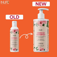 Inlife Natural Hibiscus Shampoo with Jojoba Oil | Hydrolyzed Wheat Protein | 250ml