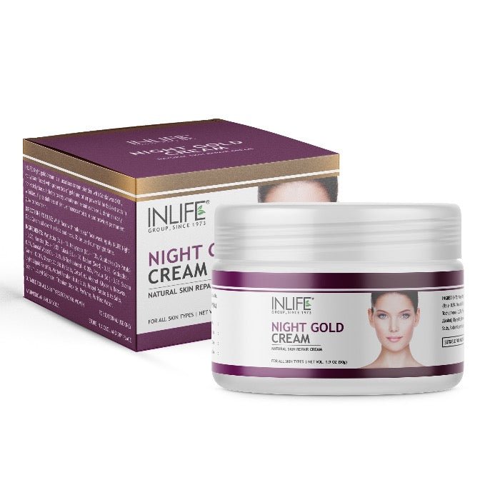 Inlife Natural Night Gold Face Cream | 50g