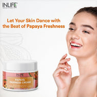 Inlife Natural Papaya Ayurvedic Cream | 100g
