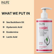 Inlife Natural Vaginal Wash – Gentle Ayurvedic Intimate Hygiene Formula 250ml