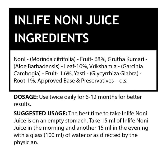 Inlife Noni Juice Concentrate with Garcinia Cambogia & Aloe Vera - 3