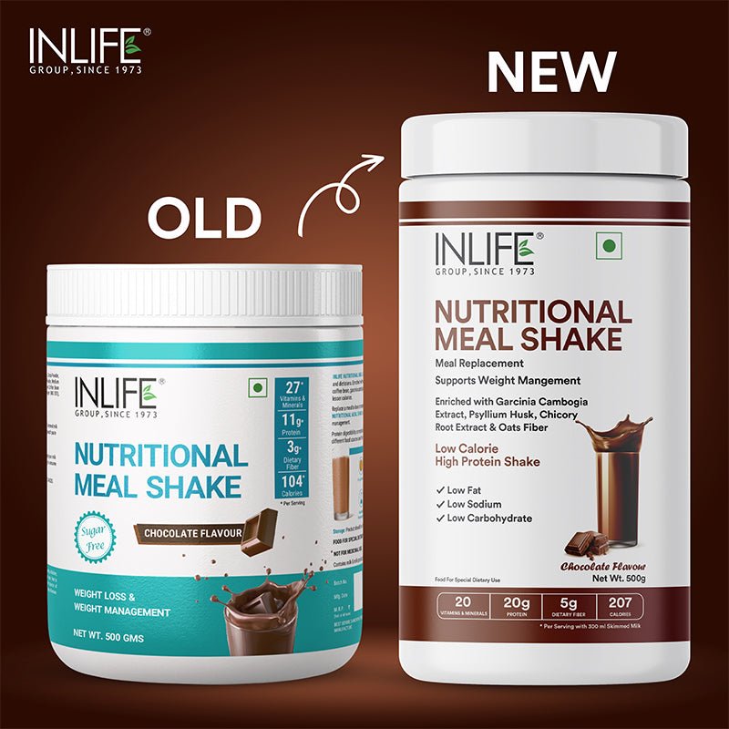 Inlife Nutritional Meal Replacement Shake | 500gms - 5