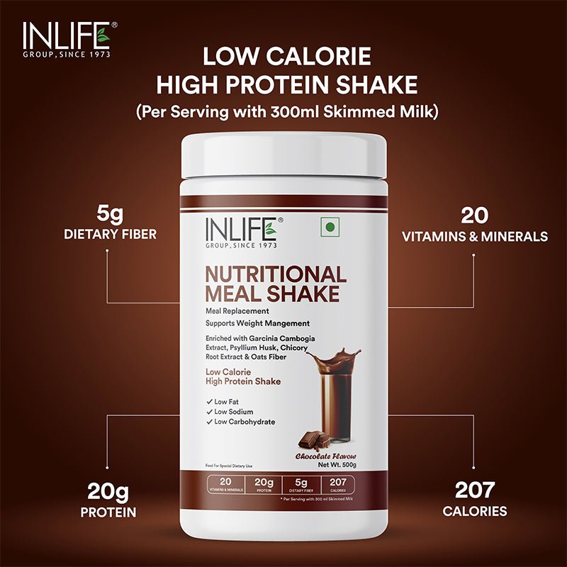 Inlife Nutritional Meal Replacement Shake | 500gms - 6