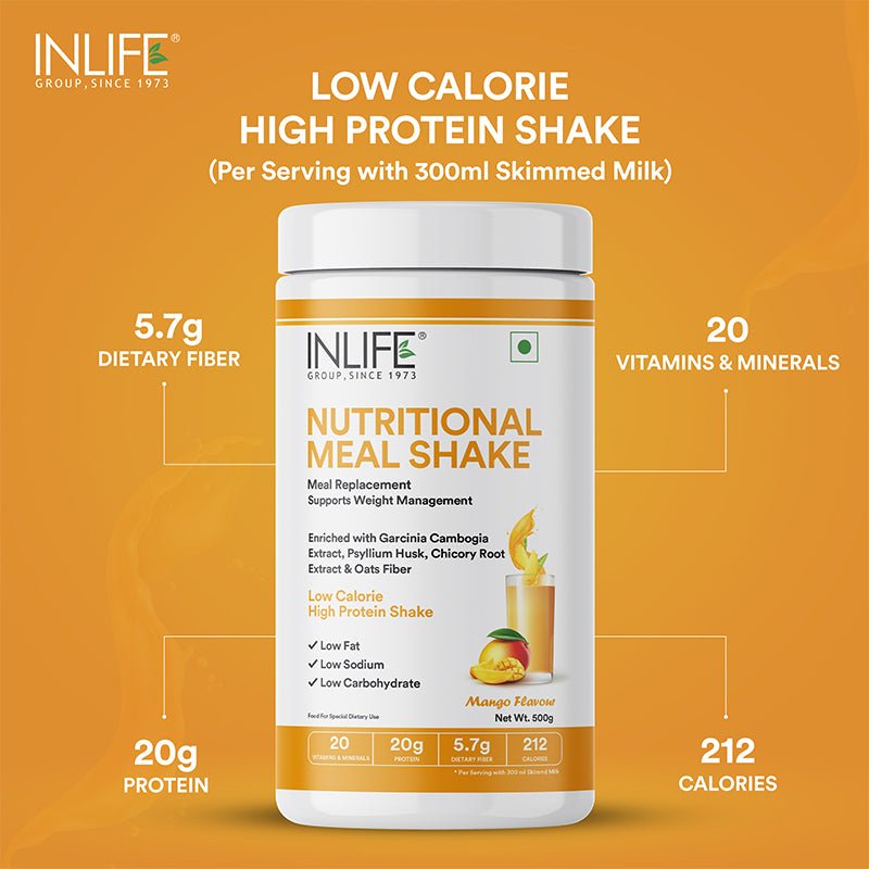 Inlife Nutritional Meal Replacement Shake | 500gms - 12