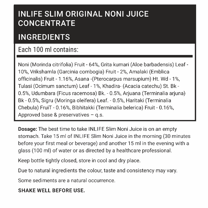 Inlife Slim Noni Juice Concentrate - 3